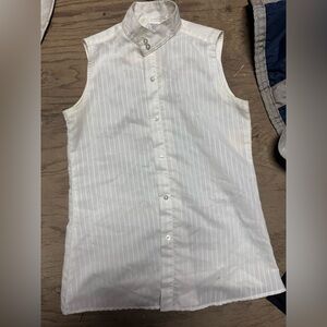 Women’s riding button up tank equestrian